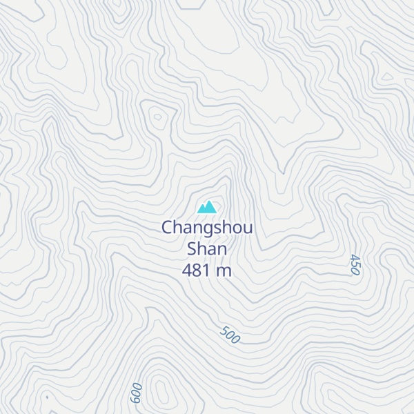 Map of Changshou Shan