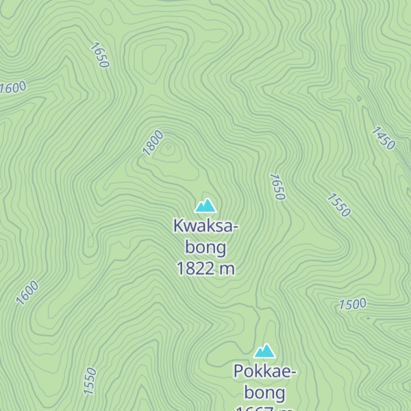 Map of Kwaksa-bong