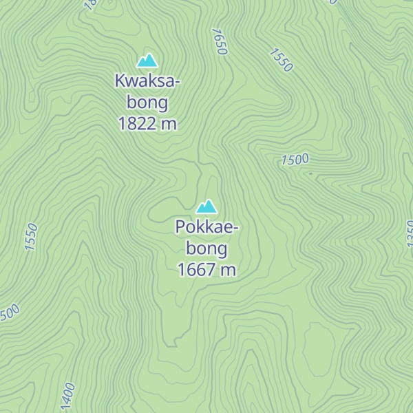 Map of Pokkae-bong