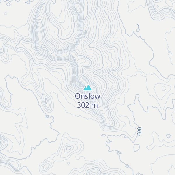 Map of Onslow