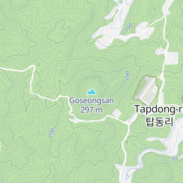 Map of Goseongsan