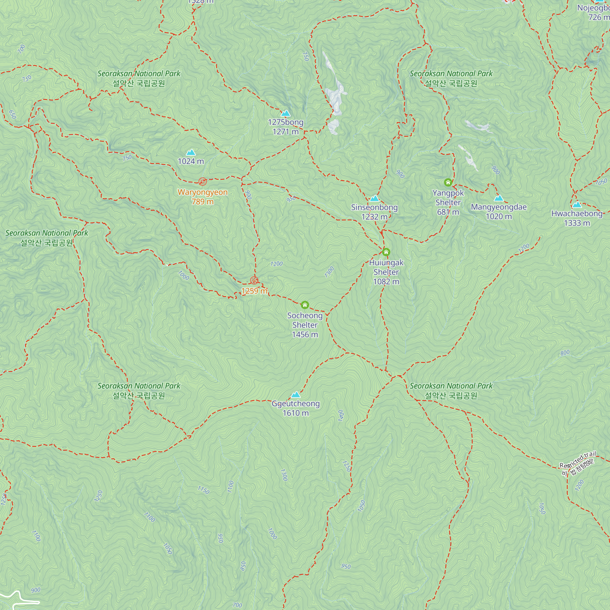 Socheong Shelter map