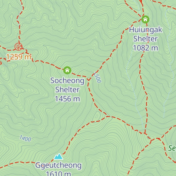 Map of Socheongbong