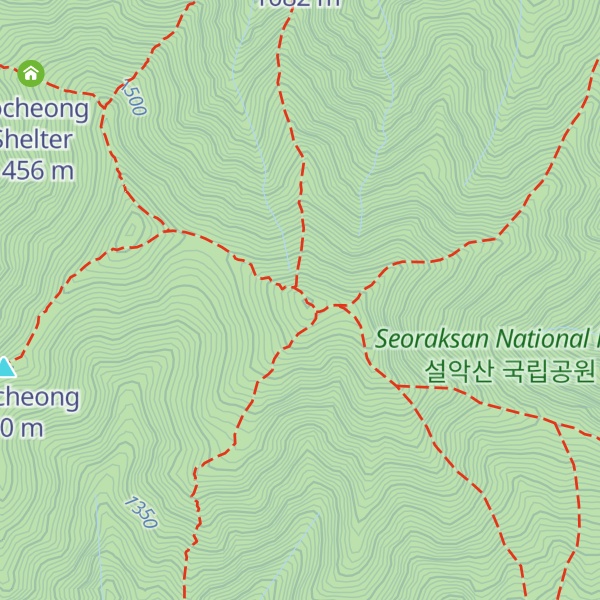 Map of Daecheongbong