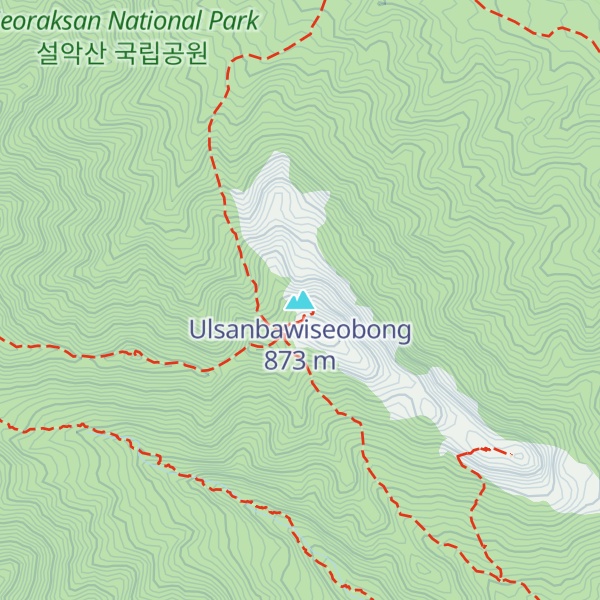 Map of Ulsanbawiseobong