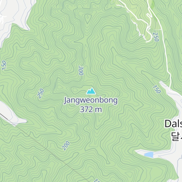 Map of Jangweonbong