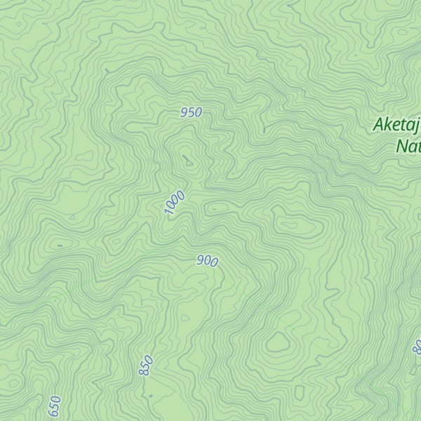 Map of Gunung Isalai
