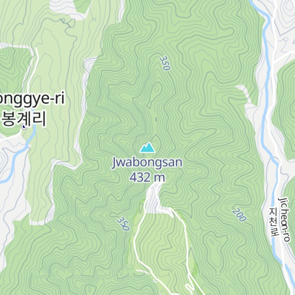 Map of Jwabongsan