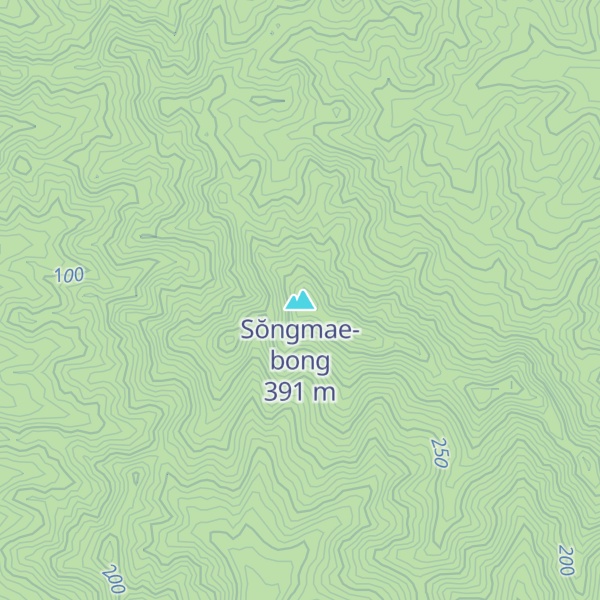 Map of Sŏngmae-bong