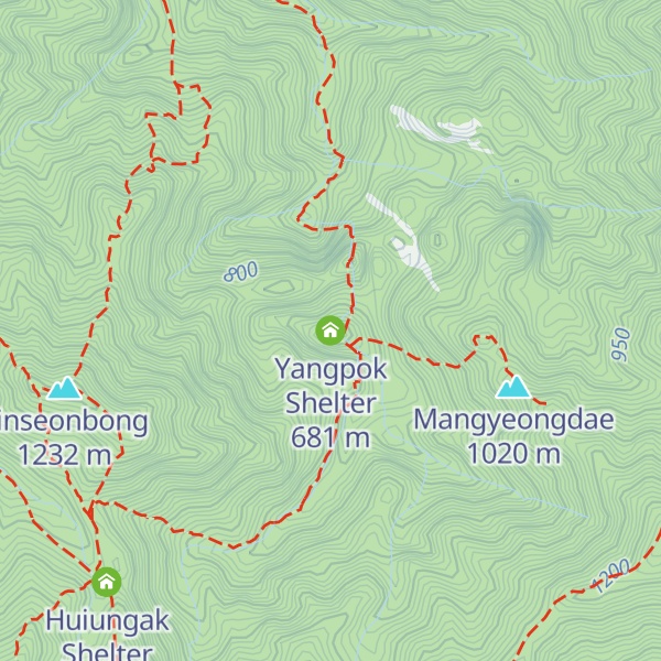 Map of Yangpok Shelter