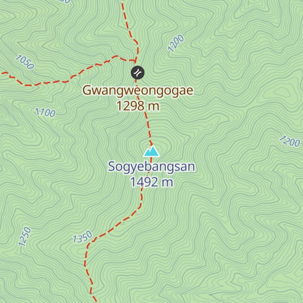 Map of Sogyebangsan