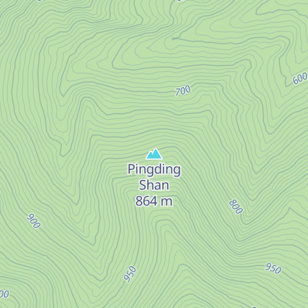 Map of Pingding Shan