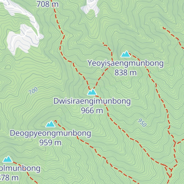 Map of Dwisiraengimunbong