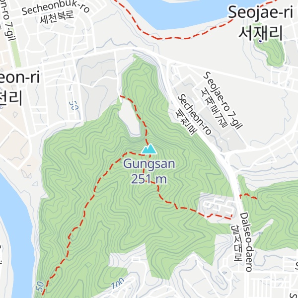Map of Gungsan