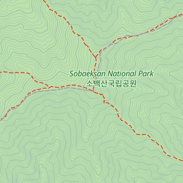 Map of Sobaegsan