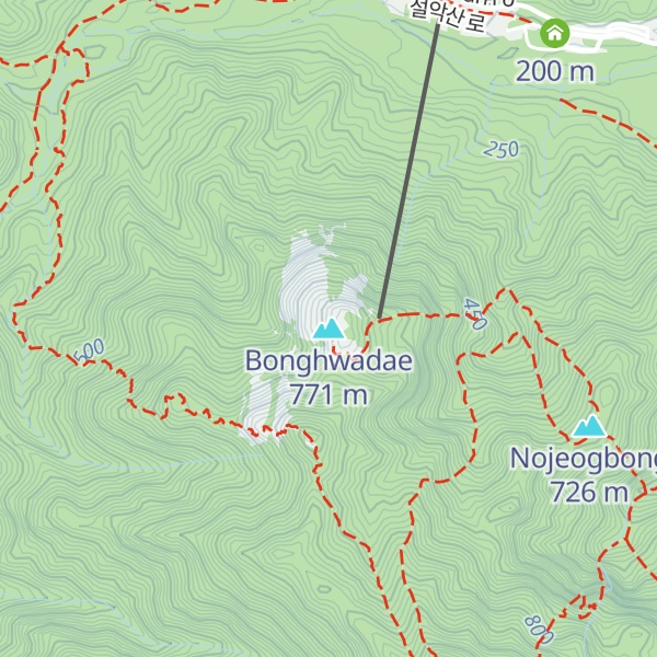 Map of Bonghwadae