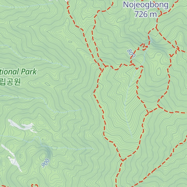 Map of Chilseongbong