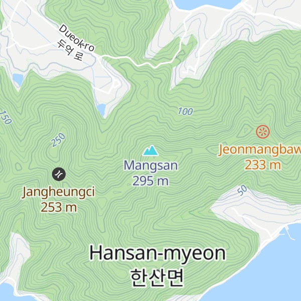 Map of Mangsan