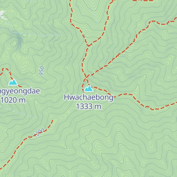 Map of Hwachaebong