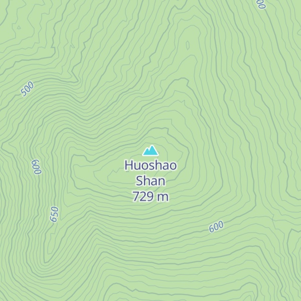 Map of Huoshao Shan
