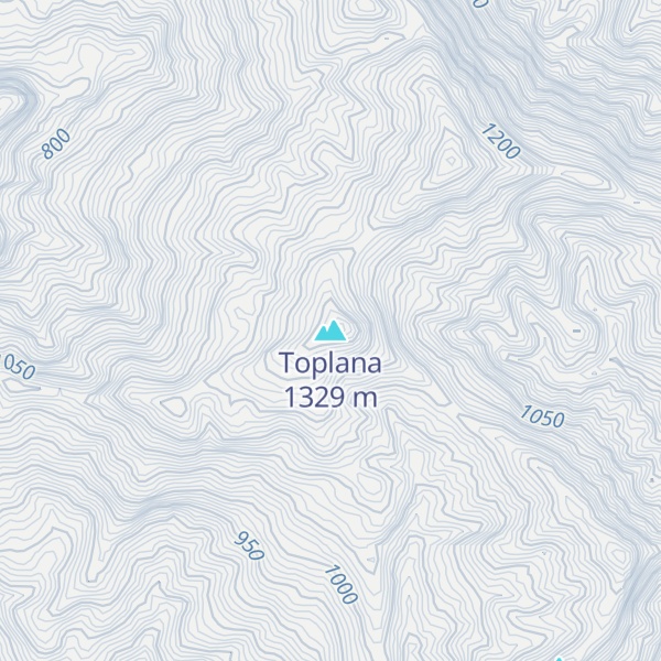 Map of Toplana
