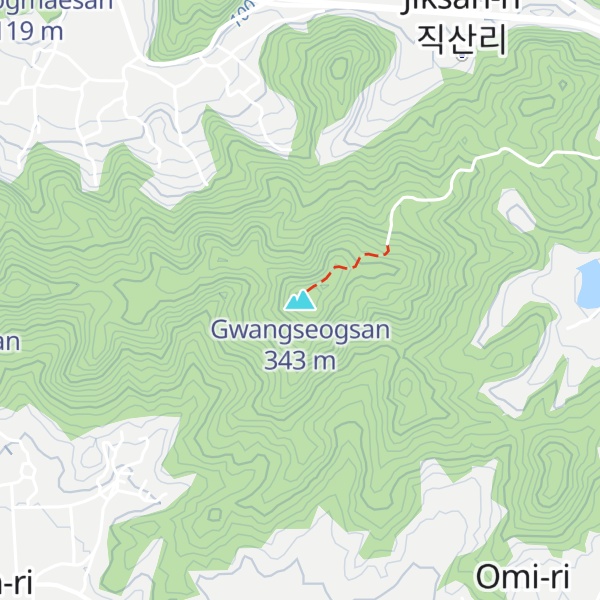 Map of Gwangseogsan