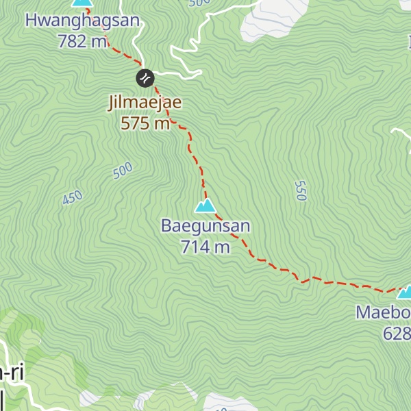 Map of Baegunsan