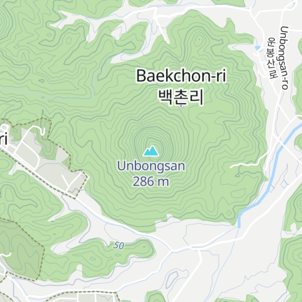 Map of Unbongsan