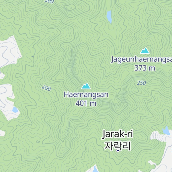Map of Haemangsan