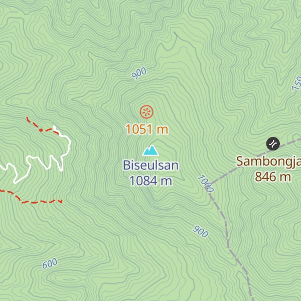 Map of Biseulsan