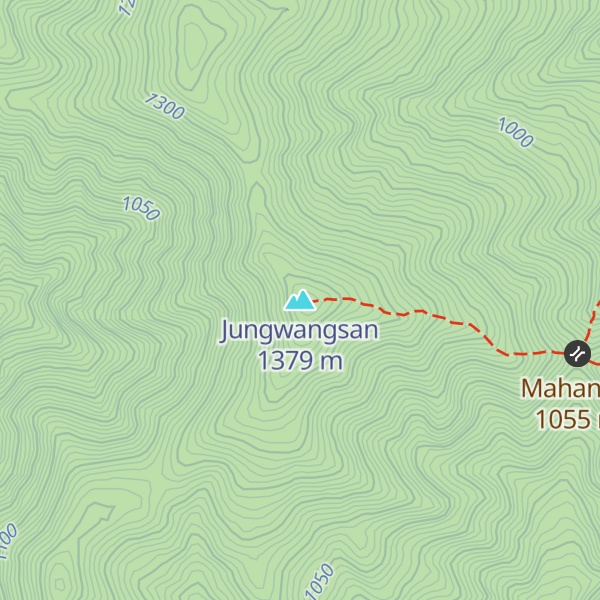 Map of Jungwangsan