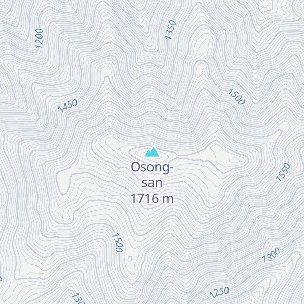 Map of Osong-san