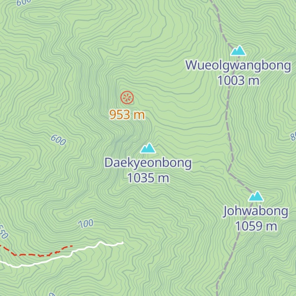 Map of Daekyeonbong