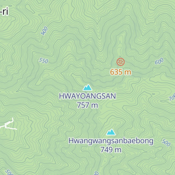 Map of HWAYOANGSAN