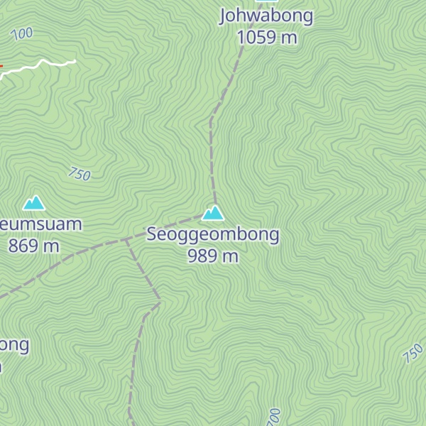 Map of Seoggeombong