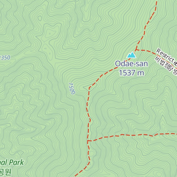 Map of Horyeongbong