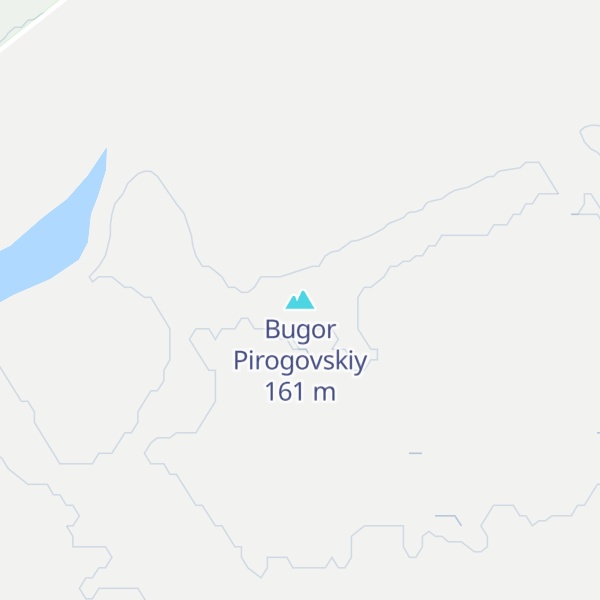 Map of Bugor Pirogovskiy