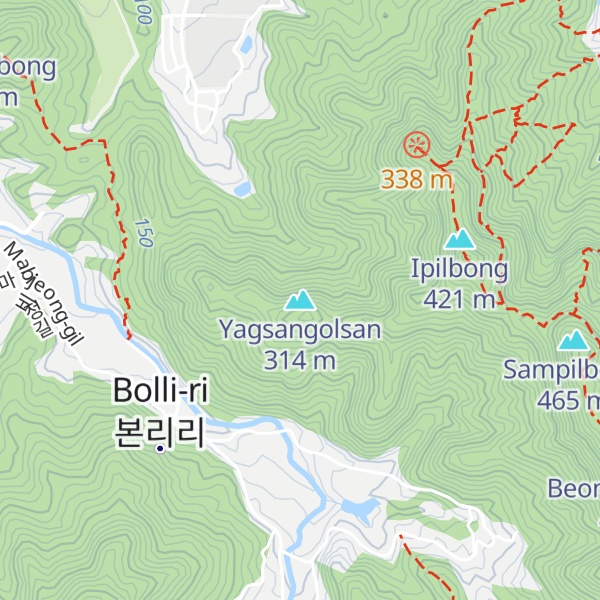 Map of Yagsangolsan