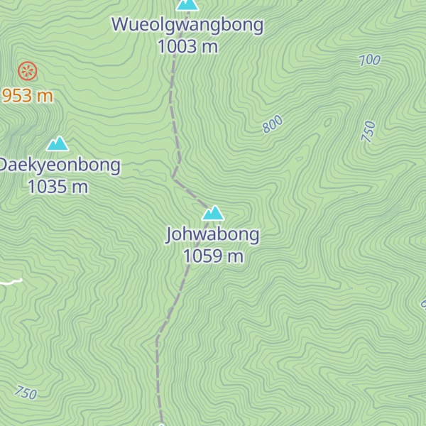 Map of Johwabong