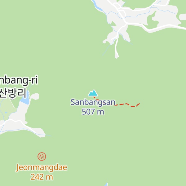 Map of Sanbangsan