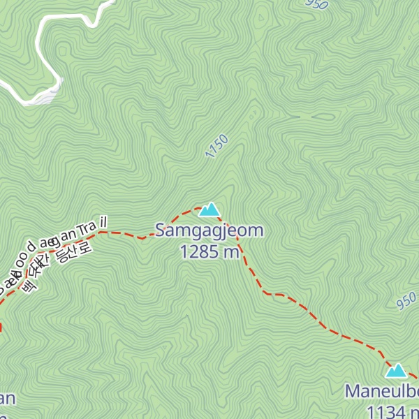 Map of Samgagjeom