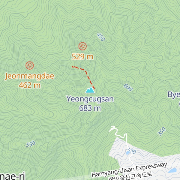 Map of Yeongcugsan