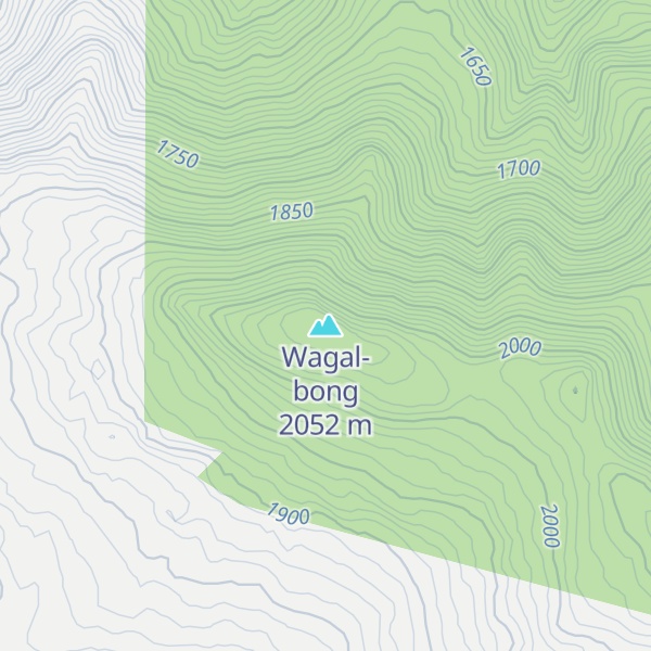 Map of Wagal-bong