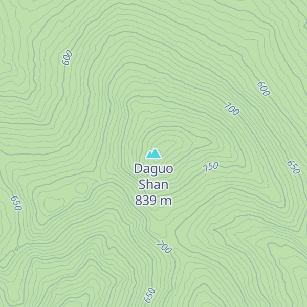 Map of Daguo Shan