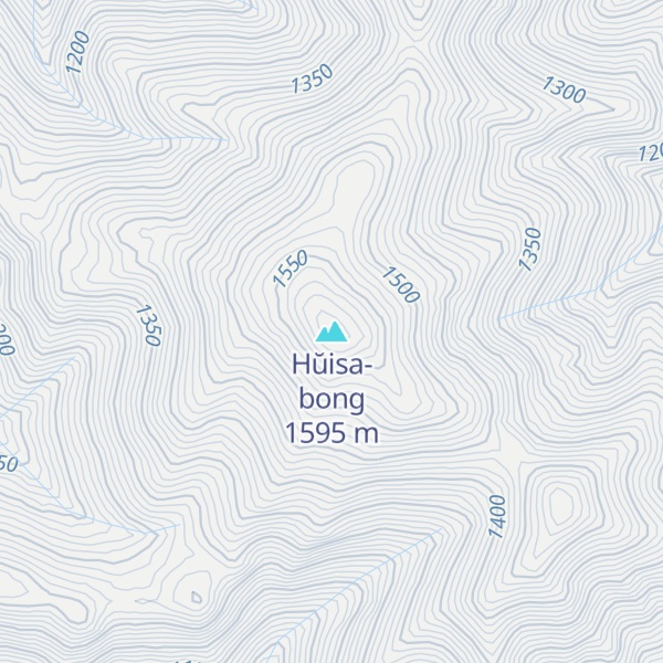 Map of Hŭisa-bong