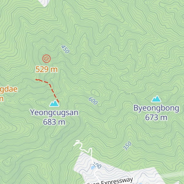 Map of Yeongchwisan