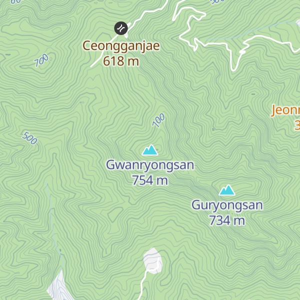 Map of Gwanryongsan