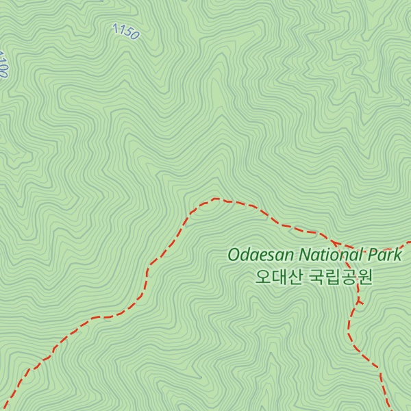 Map of Sangwangbong