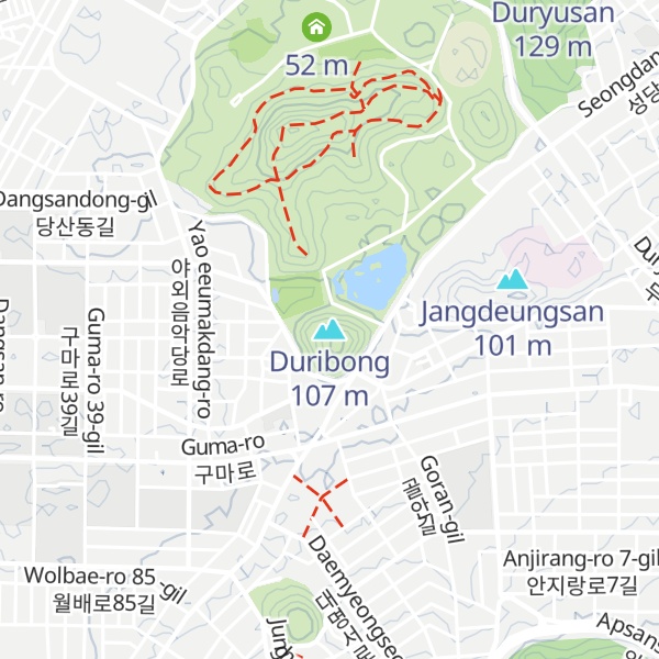 Map of Duribong