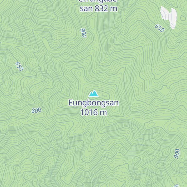 Map of Eungbongsan